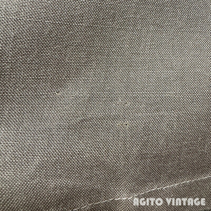 Di Lido 60s NOS Rayon Emblem Embroidered Shirt Beige Size S