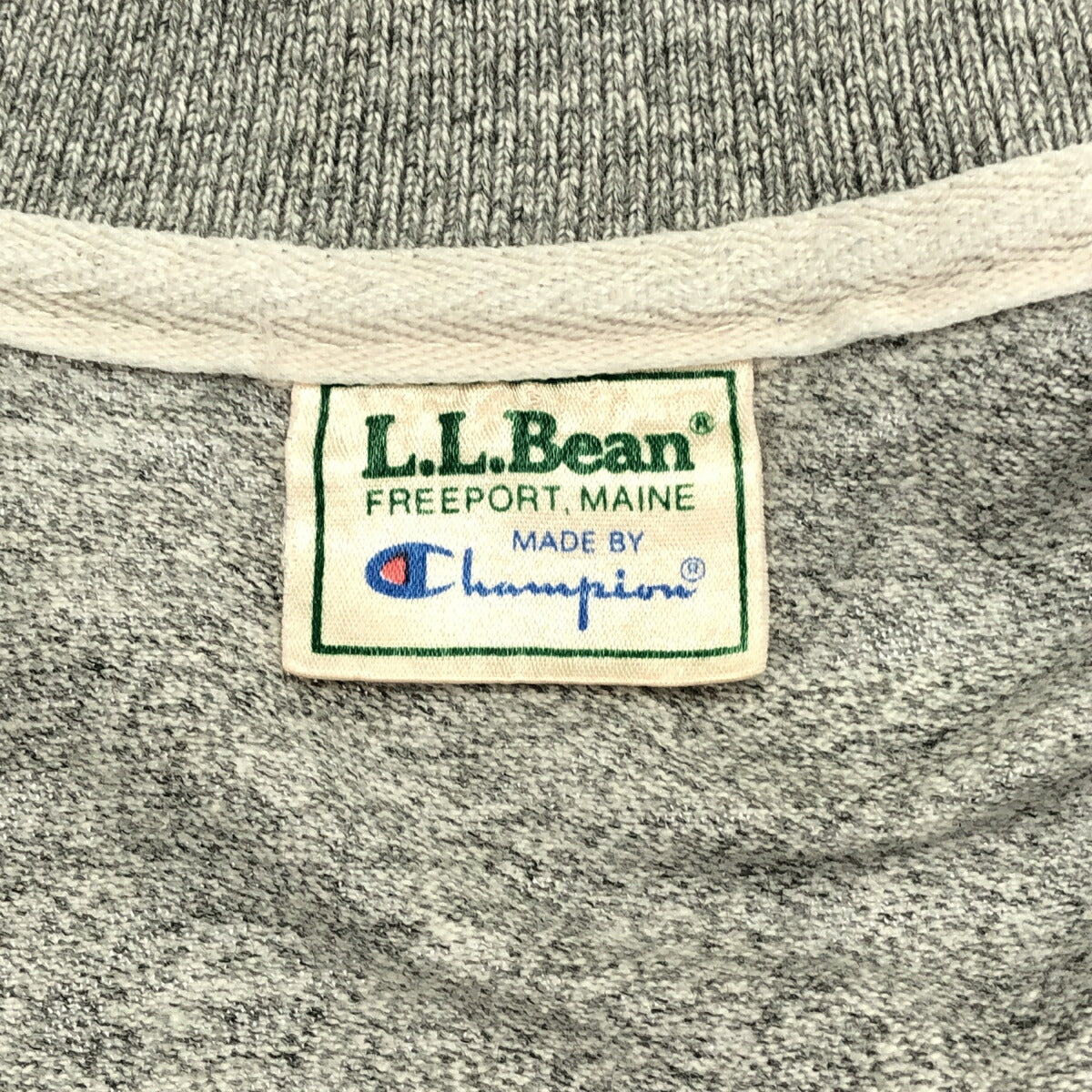 L.L.Bean 80s Champion Collab Marled Polo Shirt Size MEDI