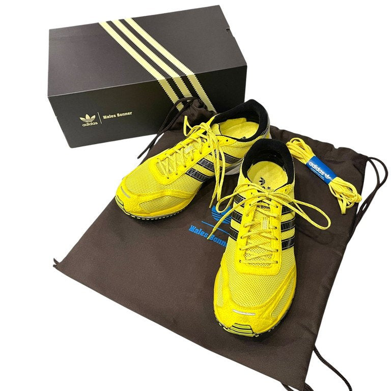 adidas x Wales Bonner 24SS Adios Sneakers Yellow Size 27.5