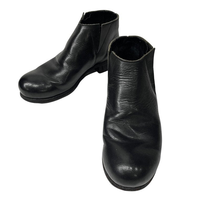 Portaille F Black Horse Wax Leather Side Gore Boots Size 22