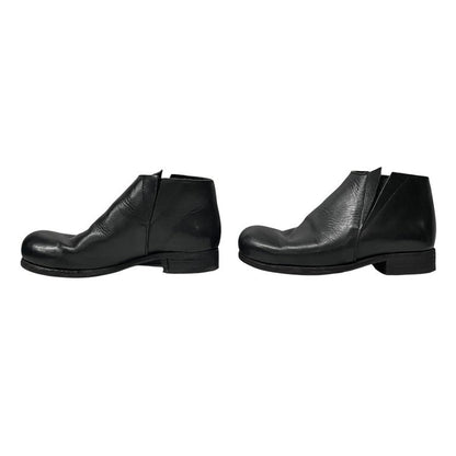 Portaille F Black Horse Wax Leather Side Gore Boots Size 22