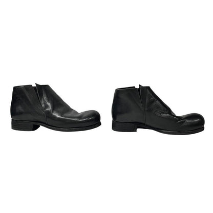 Portaille F Black Horse Wax Leather Side Gore Boots Size 22