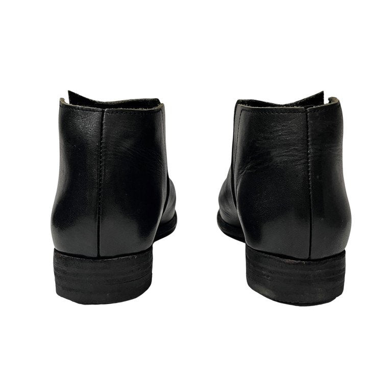 Portaille F Black Horse Wax Leather Side Gore Boots Size 22
