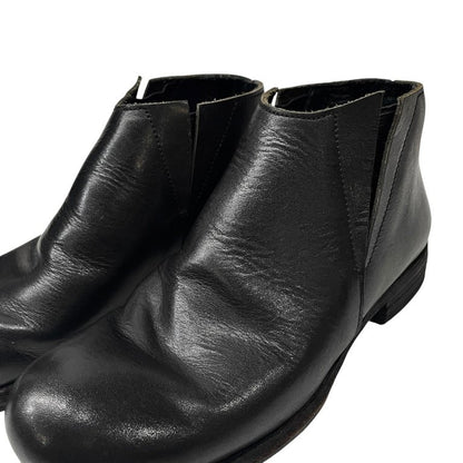 Portaille F Black Horse Wax Leather Side Gore Boots Size 22