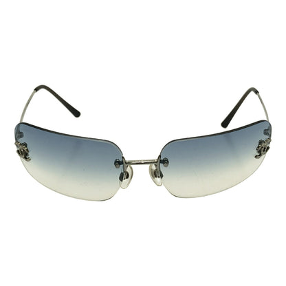 Chanel Blue Frameless Coco Mark Sunglasses Size 62