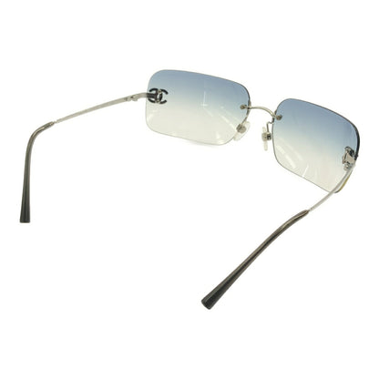 Chanel Blue Frameless Coco Mark Sunglasses Size 62