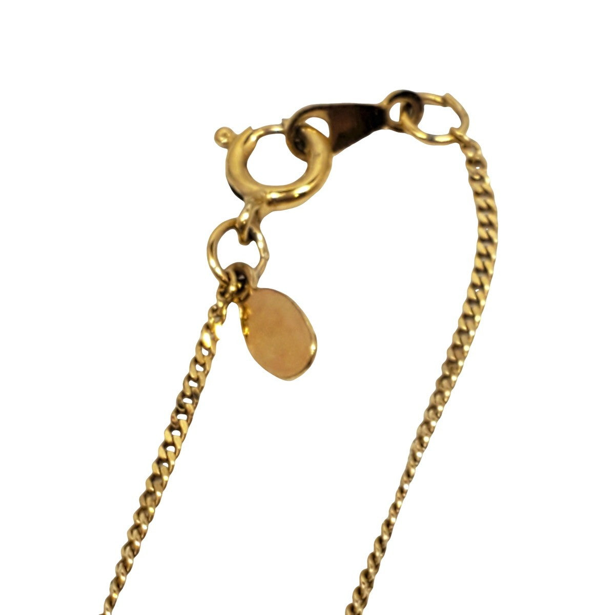 GIVENCHY Logo Rhinestone Plated Necklace
