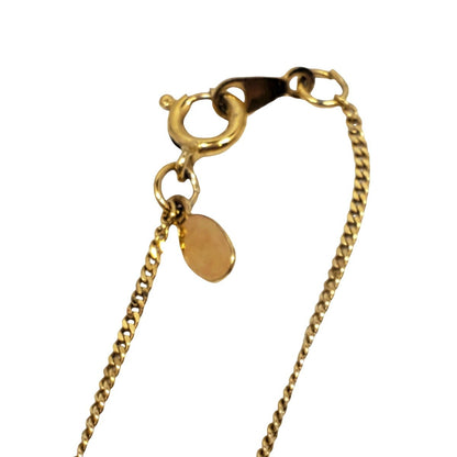 GIVENCHY Logo Rhinestone Plated Necklace
