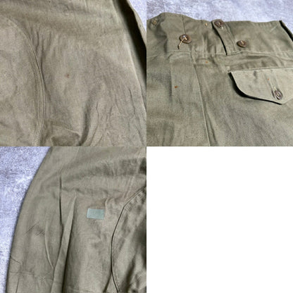 Belgian Army 40s/50s Vintage Motorcycle Pants Green