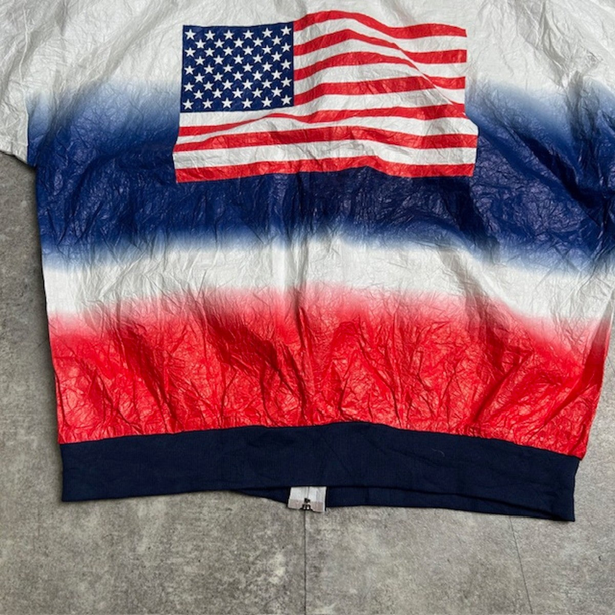 LESLIE JORDAN 90s Stars & Stripes Paper Jacket Size XL