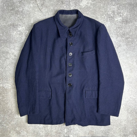 ITN 50s Vintage French Wool Work Jacket Size L