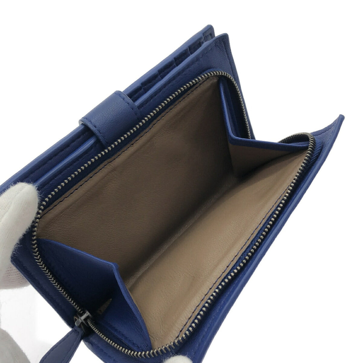 BOTTEGA VENETA Intrecciato Round Zip Wallet Size ONE SIZE