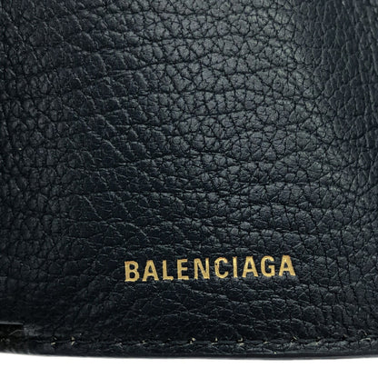 BALENCIAGA Classic Edge Compact Wallet Blue Size ONE SIZE