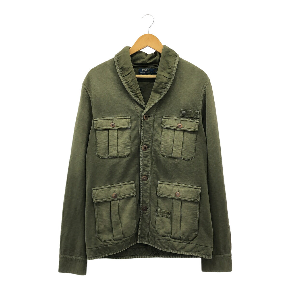 POLO RALPH LAUREN Garment Dyed Shawl Sweat Jacket Size M