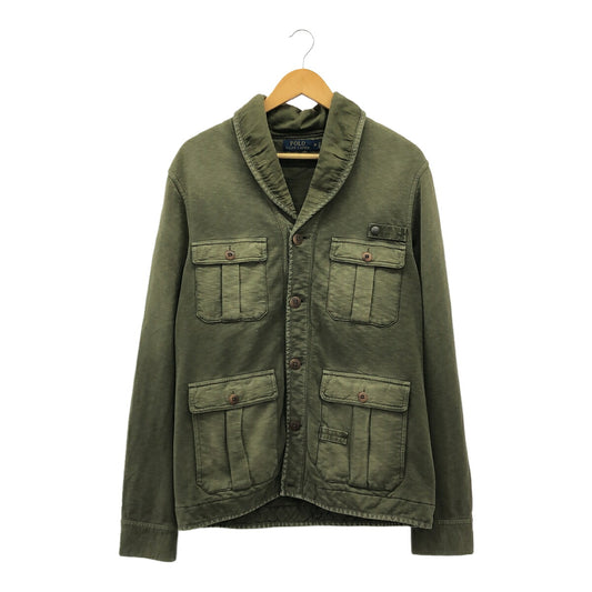 POLO RALPH LAUREN Garment Dyed Shawl Sweat Jacket Size M