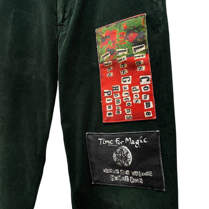Comme des Garcons 08AW Knee Patch Corduroy Pants Size SS