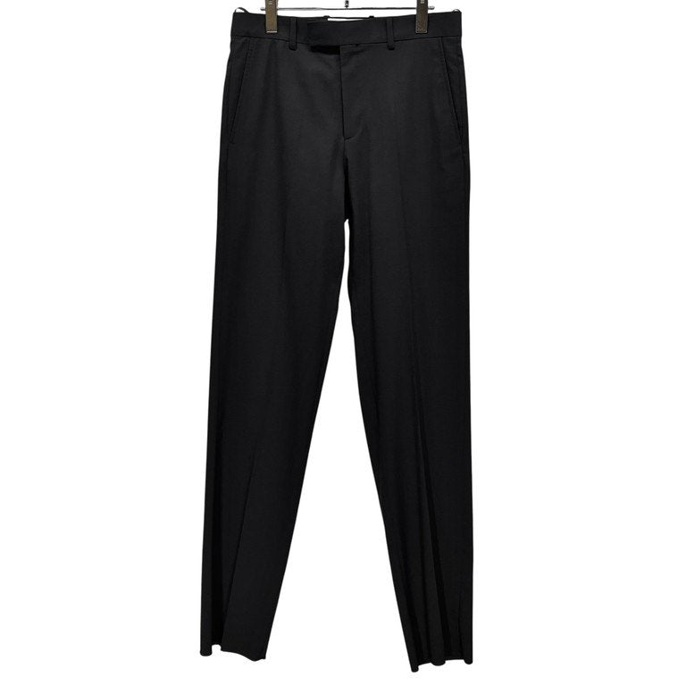 Loewe 20SS Black Wool Tropical No-Pleat Tapered Size 46