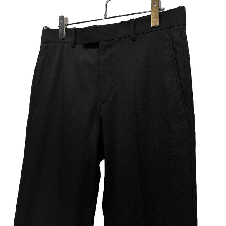 Loewe 20SS Black Wool Tropical No-Pleat Tapered Size 46