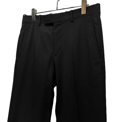 Loewe 20SS Black Wool Tropical No-Pleat Tapered Size 46