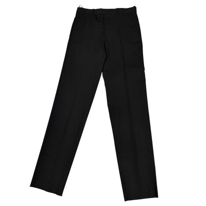 Loewe 20SS Black Wool Tropical No-Pleat Tapered Size 46