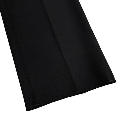 Loewe 20SS Black Wool Tropical No-Pleat Tapered Size 46