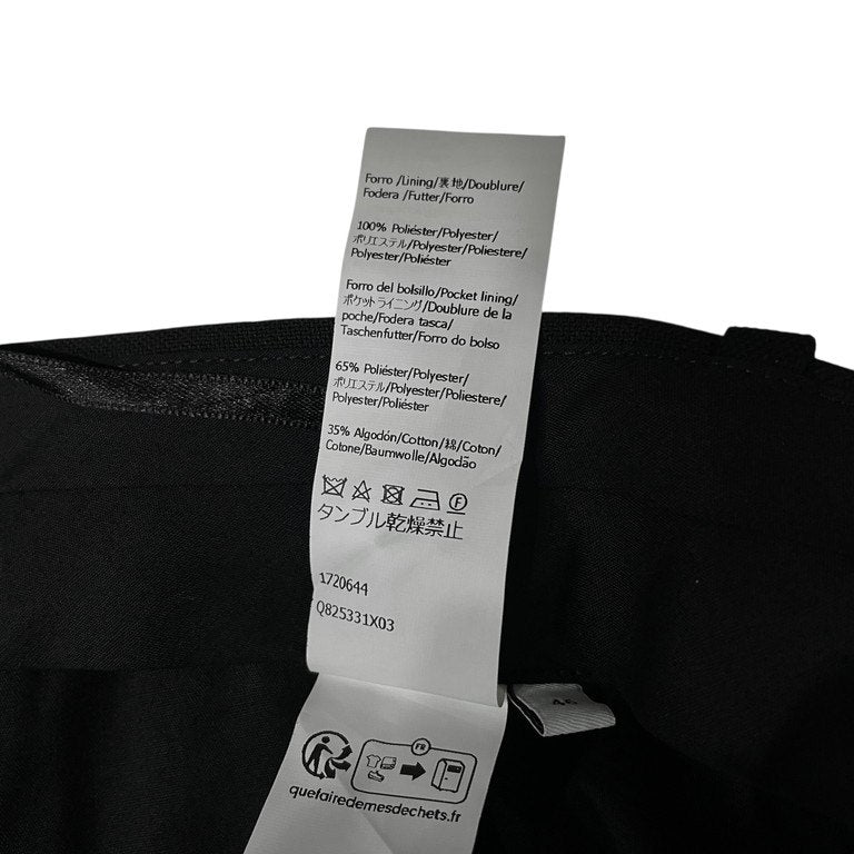 Loewe 20SS Black Wool Tropical No-Pleat Tapered Size 46