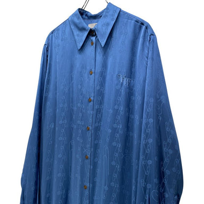 Vivienne Westwood 24AW Rayon Shirt Coat Blue Size XXL