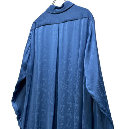 Vivienne Westwood 24AW Rayon Shirt Coat Blue Size XXL