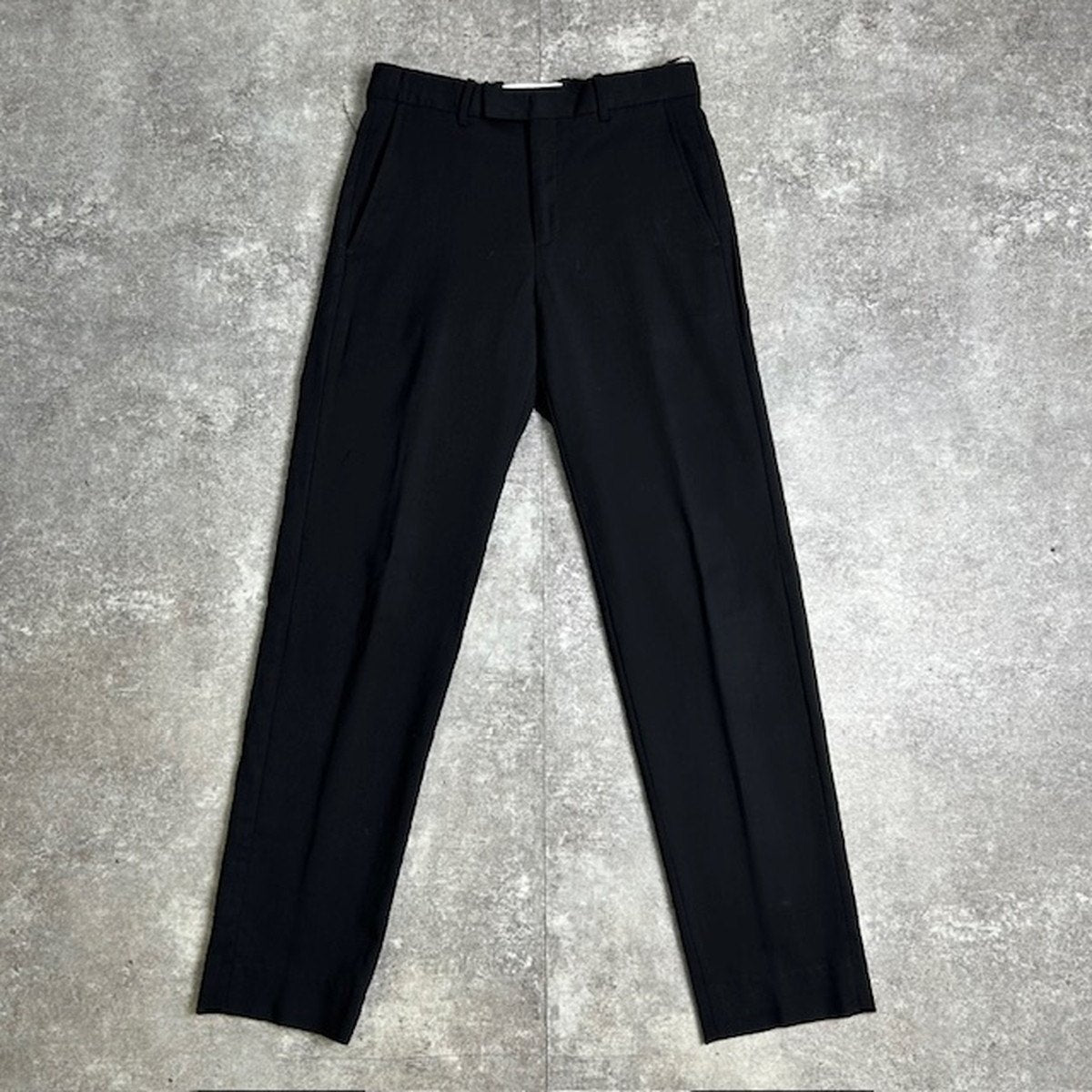 LOEWE Black Wool Tapered Slacks Size 46