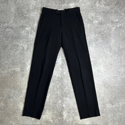 LOEWE Black Wool Tapered Slacks Size 46