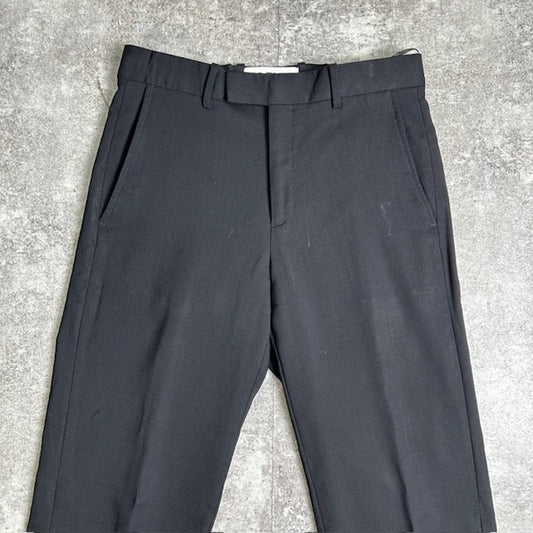 LOEWE Black Wool Tapered Slacks Size 46