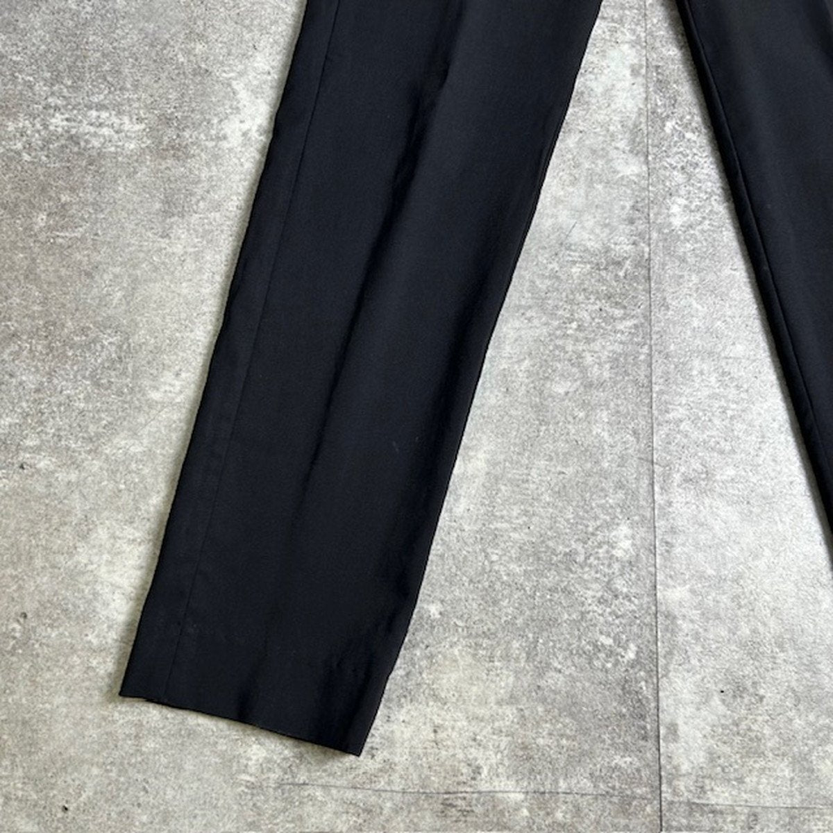 LOEWE Black Wool Tapered Slacks Size 46