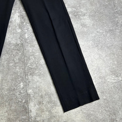 LOEWE Black Wool Tapered Slacks Size 46