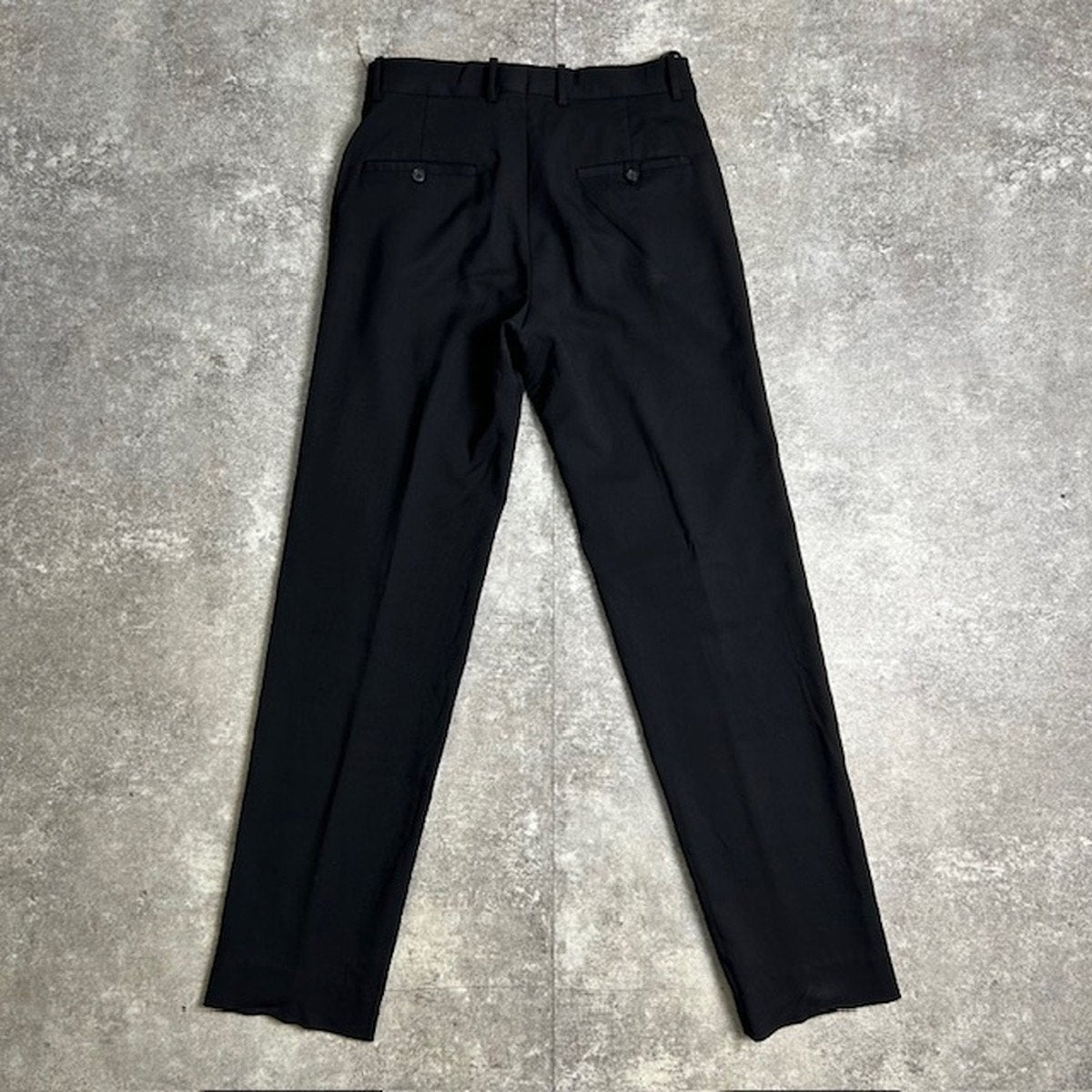 LOEWE Black Wool Tapered Slacks Size 46