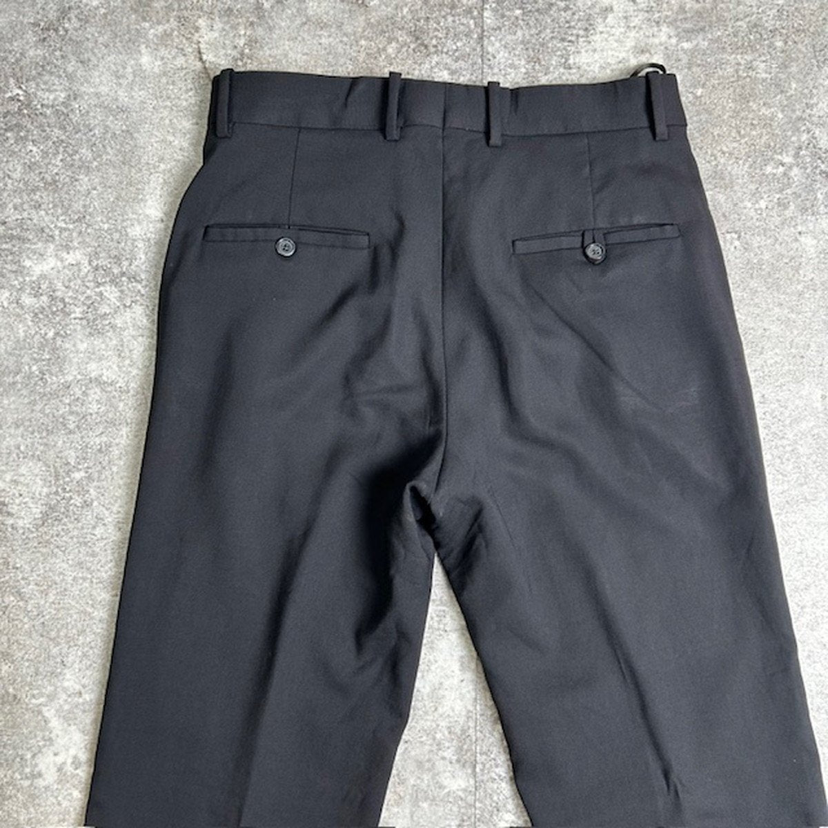 LOEWE Black Wool Tapered Slacks Size 46