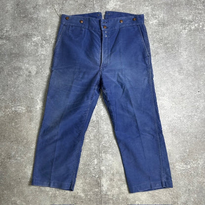 DUBURE&DEVERCHERE French Military Moleskin Pants Size 52