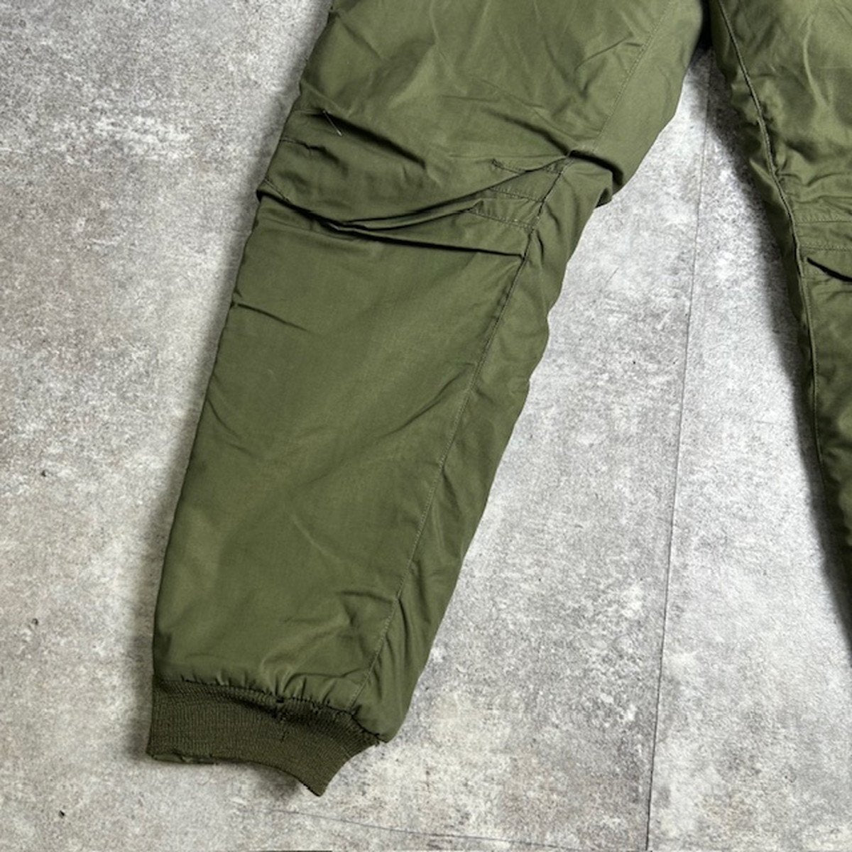 U.S.NAVY 40s Vintage Submarine Fleece Pants Green Size M