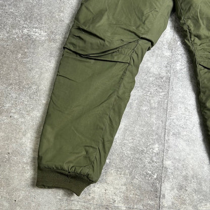 U.S.NAVY 40s Vintage Submarine Fleece Pants Green Size M