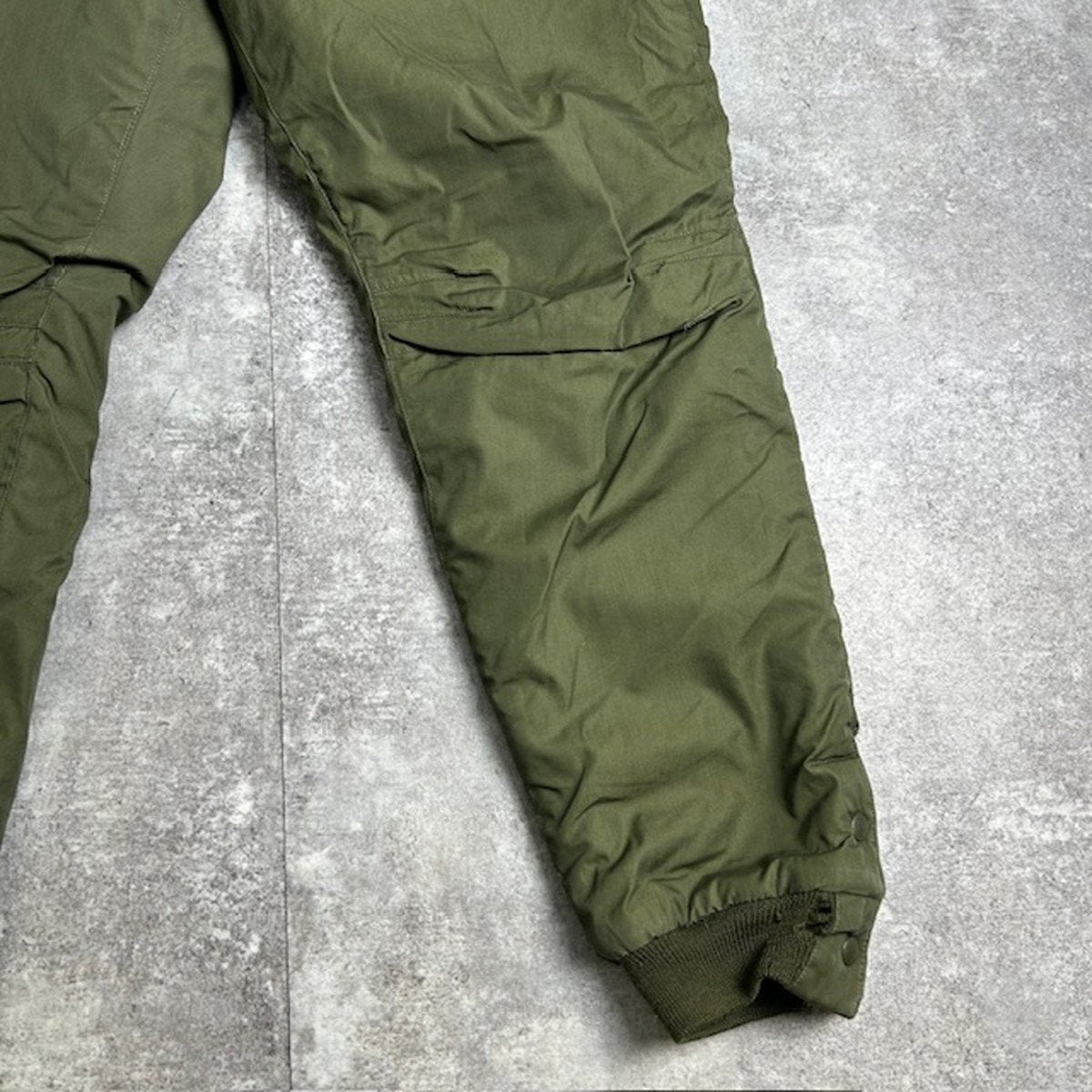 U.S.NAVY 40s Vintage Submarine Fleece Pants Green Size M
