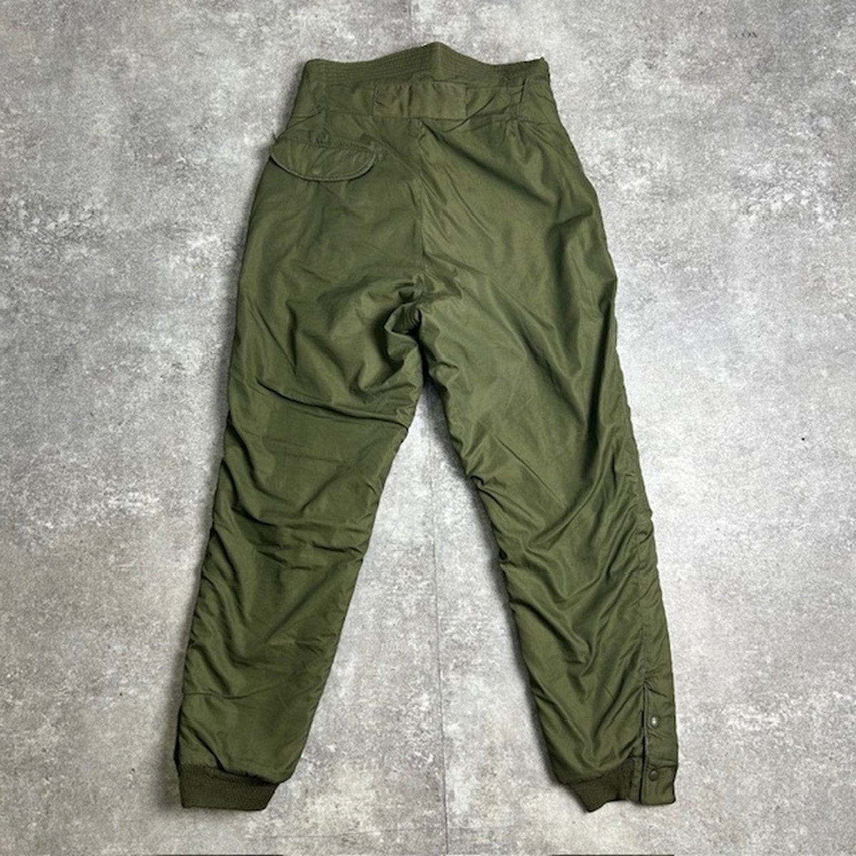 U.S.NAVY 40s Vintage Submarine Fleece Pants Green Size M