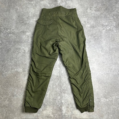 U.S.NAVY 40s Vintage Submarine Fleece Pants Green Size M