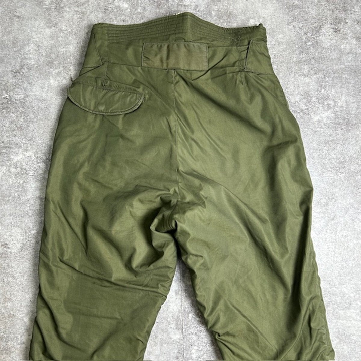 U.S.NAVY 40s Vintage Submarine Fleece Pants Green Size M