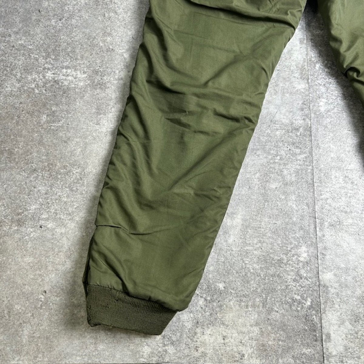 U.S.NAVY 40s Vintage Submarine Fleece Pants Green Size M