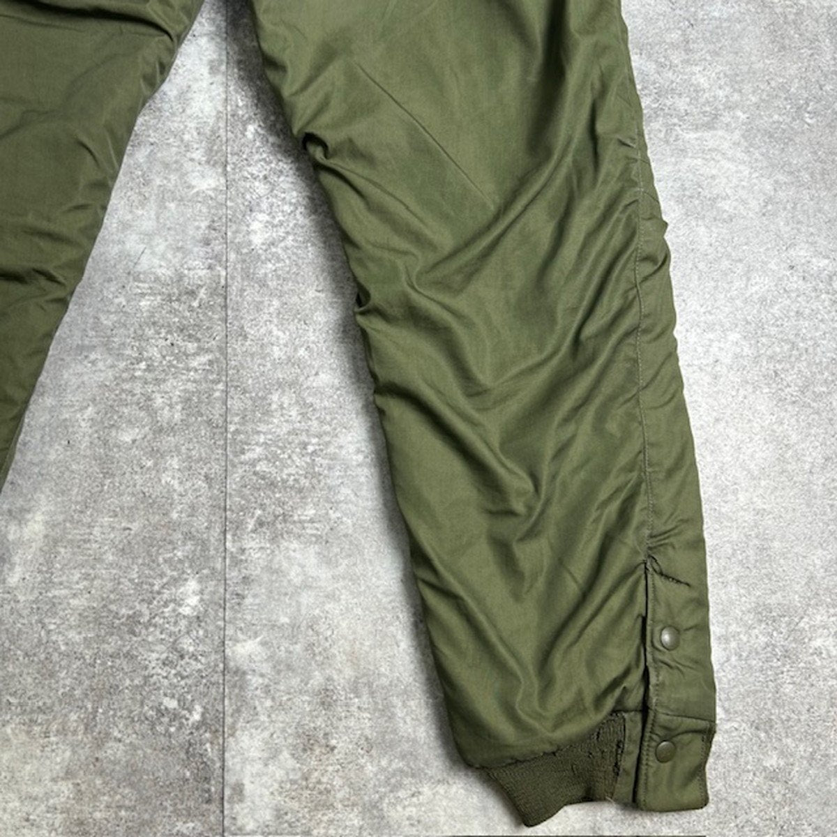U.S.NAVY 40s Vintage Submarine Fleece Pants Green Size M