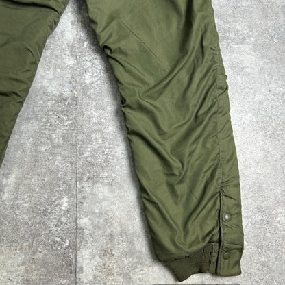U.S.NAVY 40s Vintage Submarine Fleece Pants Green Size M