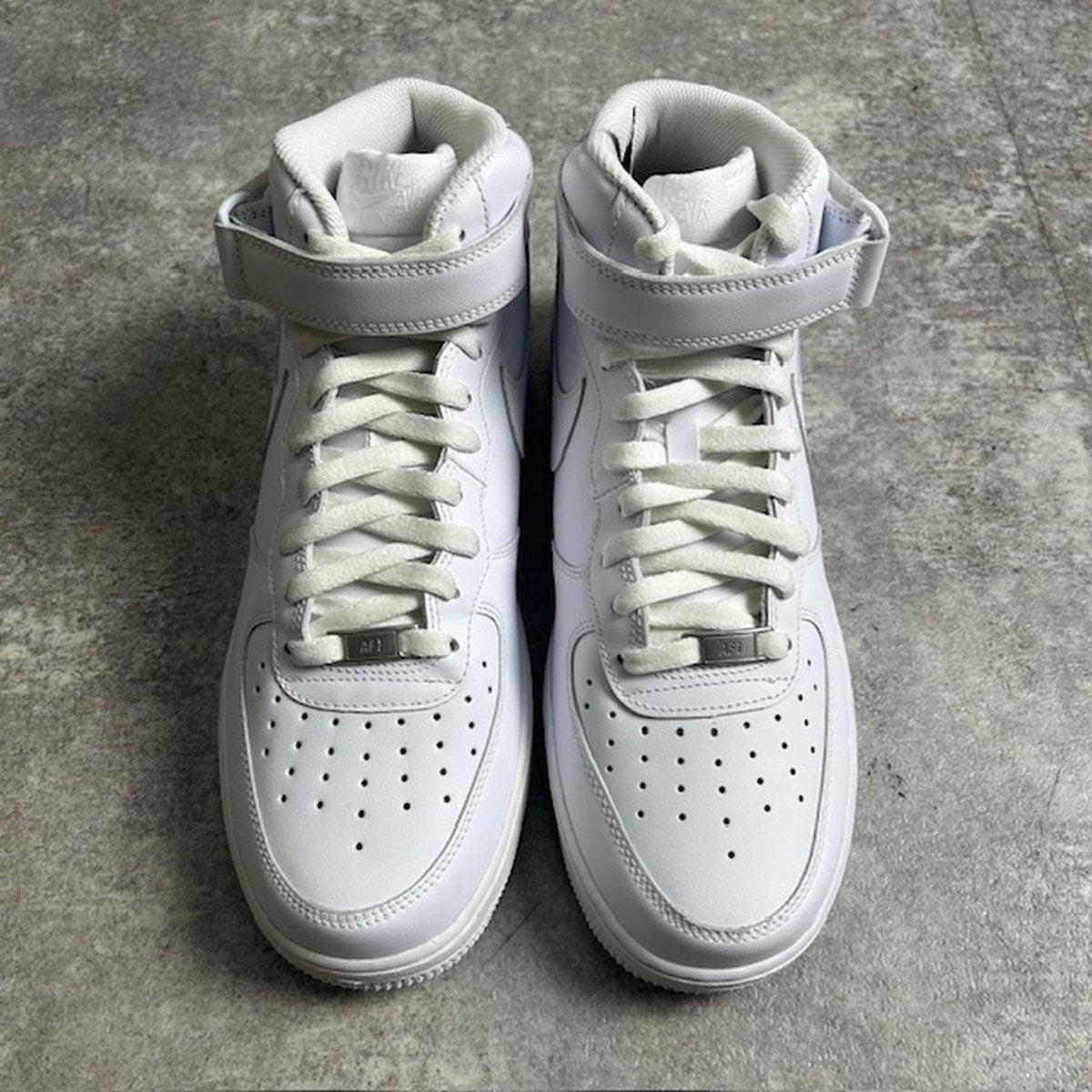 NIKE Air Force 1 Mid '07 Leather Sneakers White Size 29cm