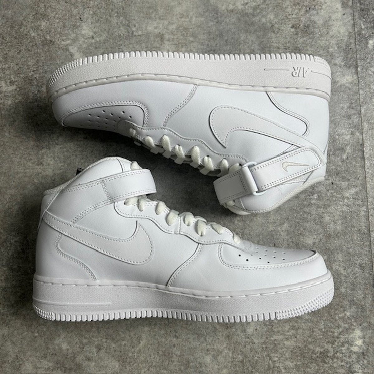 NIKE Air Force 1 Mid '07 Leather Sneakers White Size 29cm