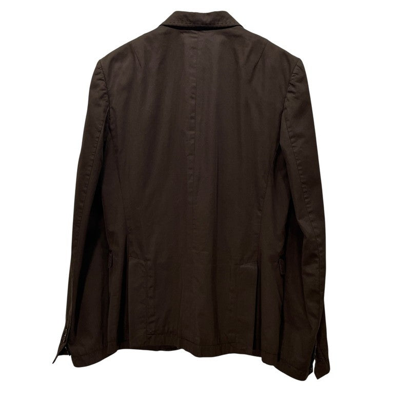 Neil Barrett 06SS Cotton Gabardine Blazer Brown Side Size S
