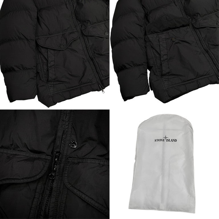 Stone Island Garment Dyed Crinkle Reps Down Jacket Size XL