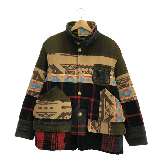 SOUTH2 WEST8 Native Wool Patchwork Jacket Size M